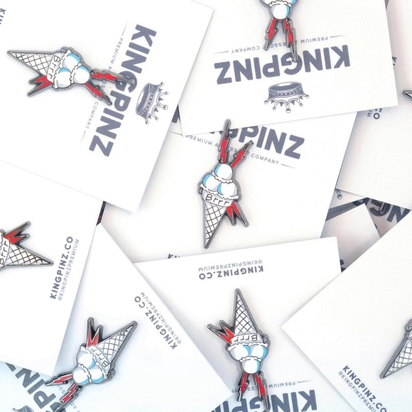 Brrr Lapel Pin - Picture 2 of 2